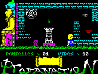 Abu Simbel Profanation screenshot 3 for ZX Spectrum